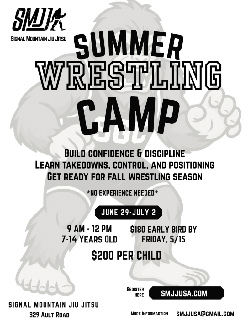 Youth wrestling summer camp signal mountain